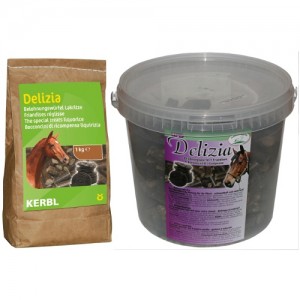 Pamlsky pro koně Delizia, lékořice 1kg